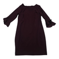 Vestido Karl Lagerfeld De Mujer Talla 12 Color Vino