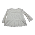 Blusa Encaje Vineyard Vines Blanca Manga Larga Mujer Grande