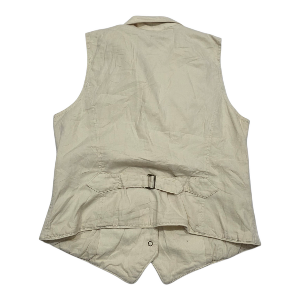Chaleco Ralph Lauren Color Crema De Mujer Talla Grande