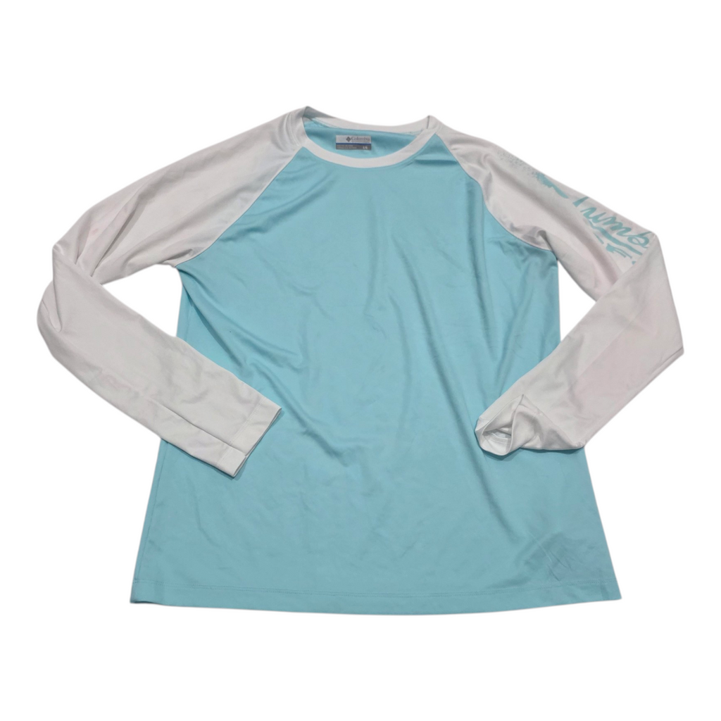 Playera Columbia Omnishade Sun Protection Azul/blanco