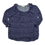 Blusa Michael Kors Morada De Mujer Grande Manga 3/4 (