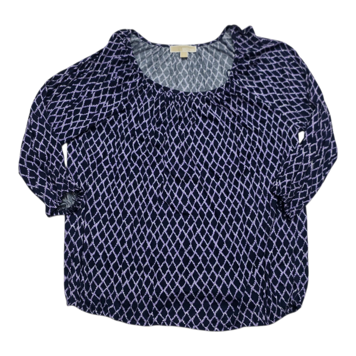 Blusa Michael Kors Morada De Mujer Grande Manga 3/4 (
