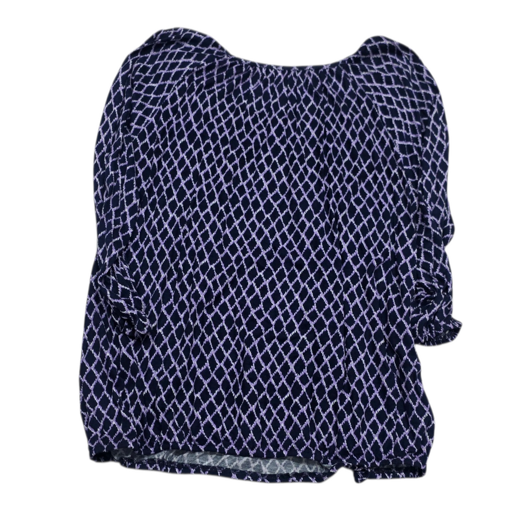 Blusa Michael Kors Morada De Mujer Grande Manga 3/4 (