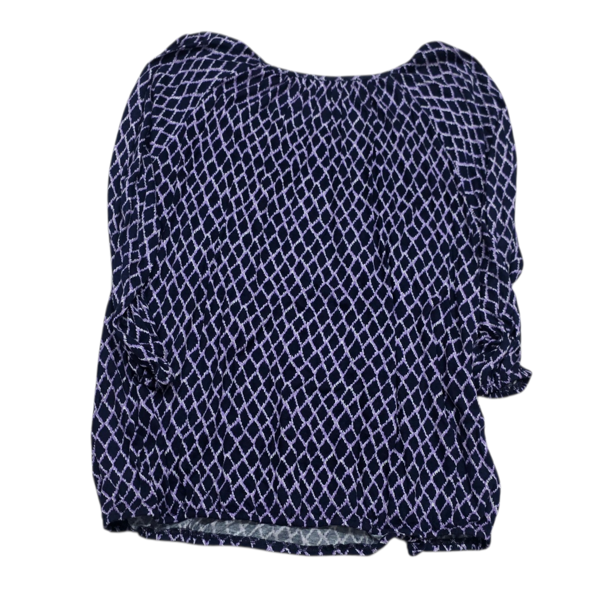Blusa Michael Kors Morada De Mujer Grande Manga 3/4 (