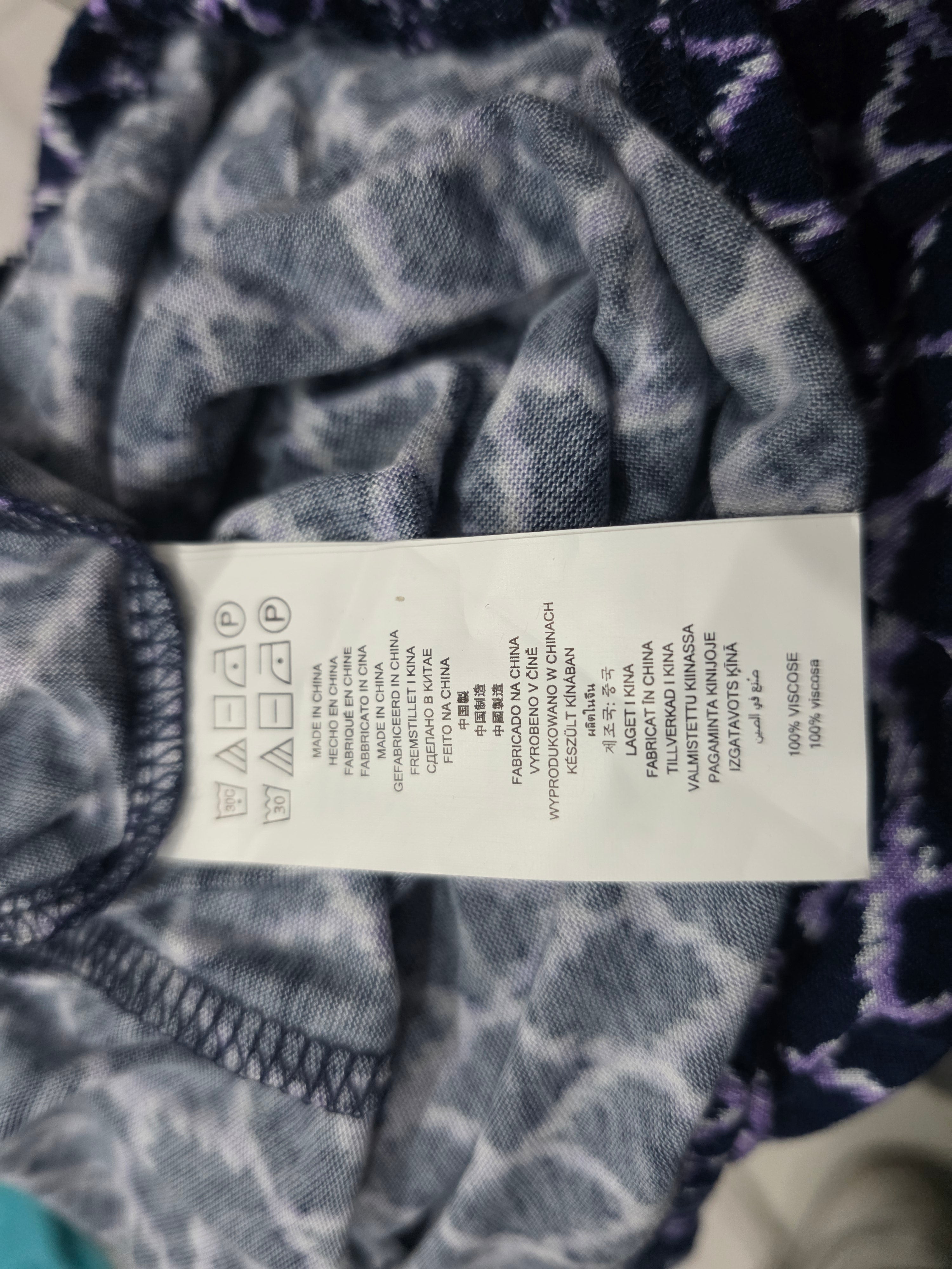 Blusa Michael Kors Morada De Mujer Grande Manga 3/4 (