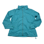 Impermeable Columbia Azul De Mujer Talla Grande