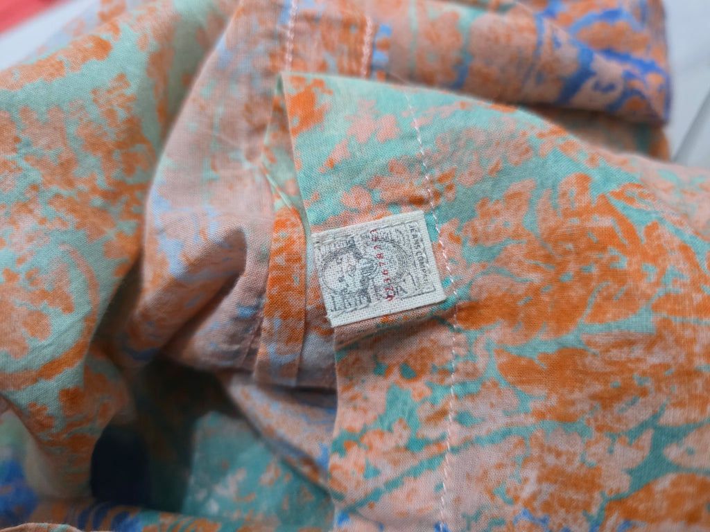 Camisa Ralph Lauren Multicolor De Mujer Color Naranja Grande