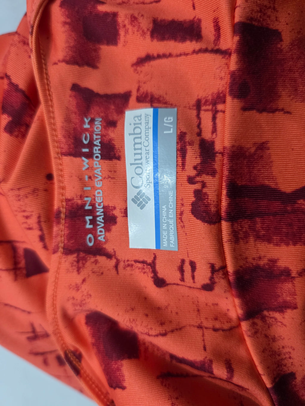 Playera Sin Mangas Columbia Omnishade Naranja Mujer Grande