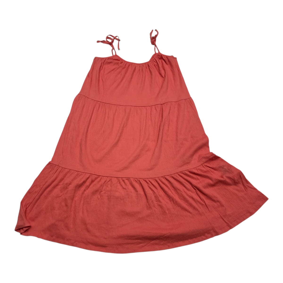 Vestido Michael Kors De Tirantes Color Coral Talla Grande