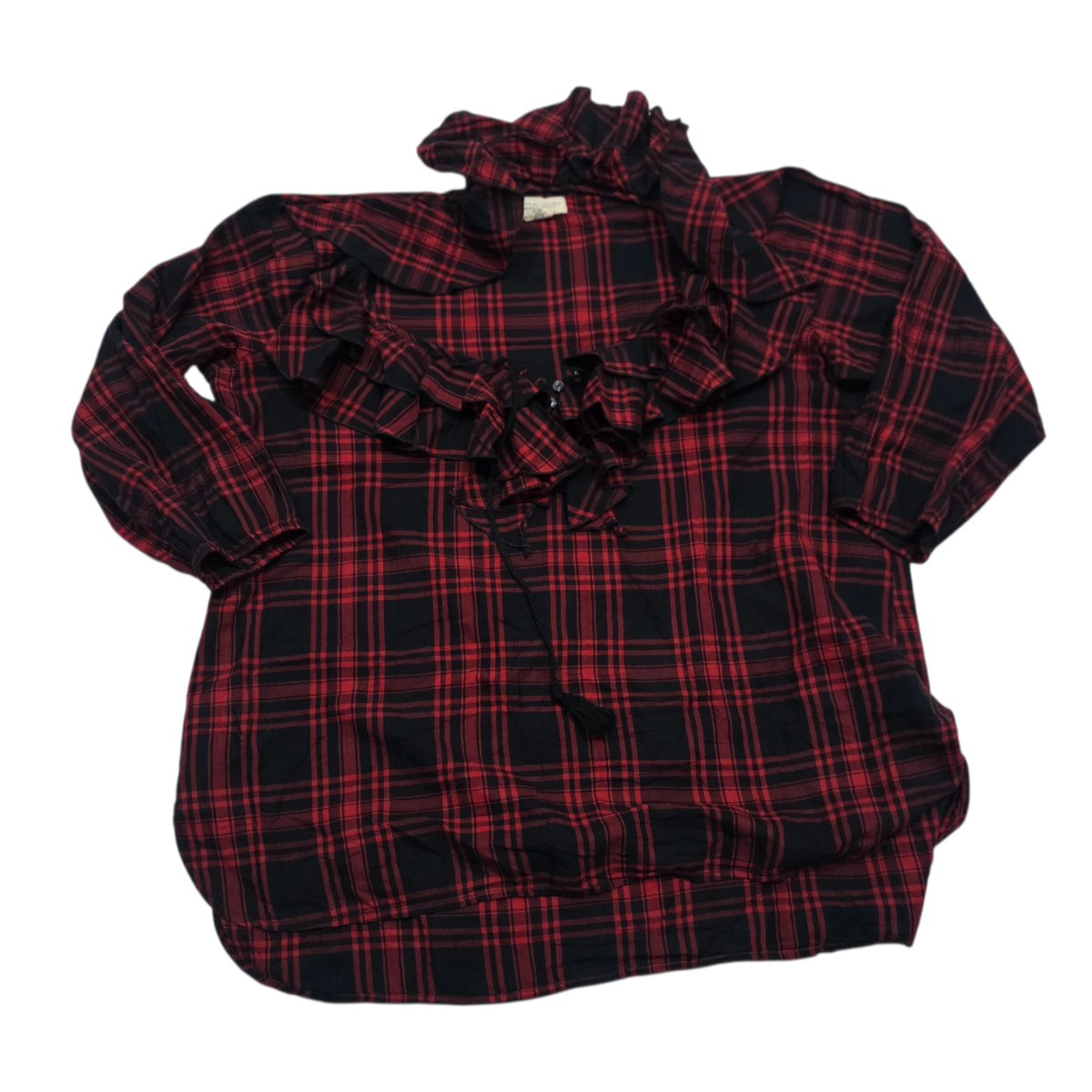 Blusa Ralph Lauren Denim And Supply Roja Negro Extra Grande