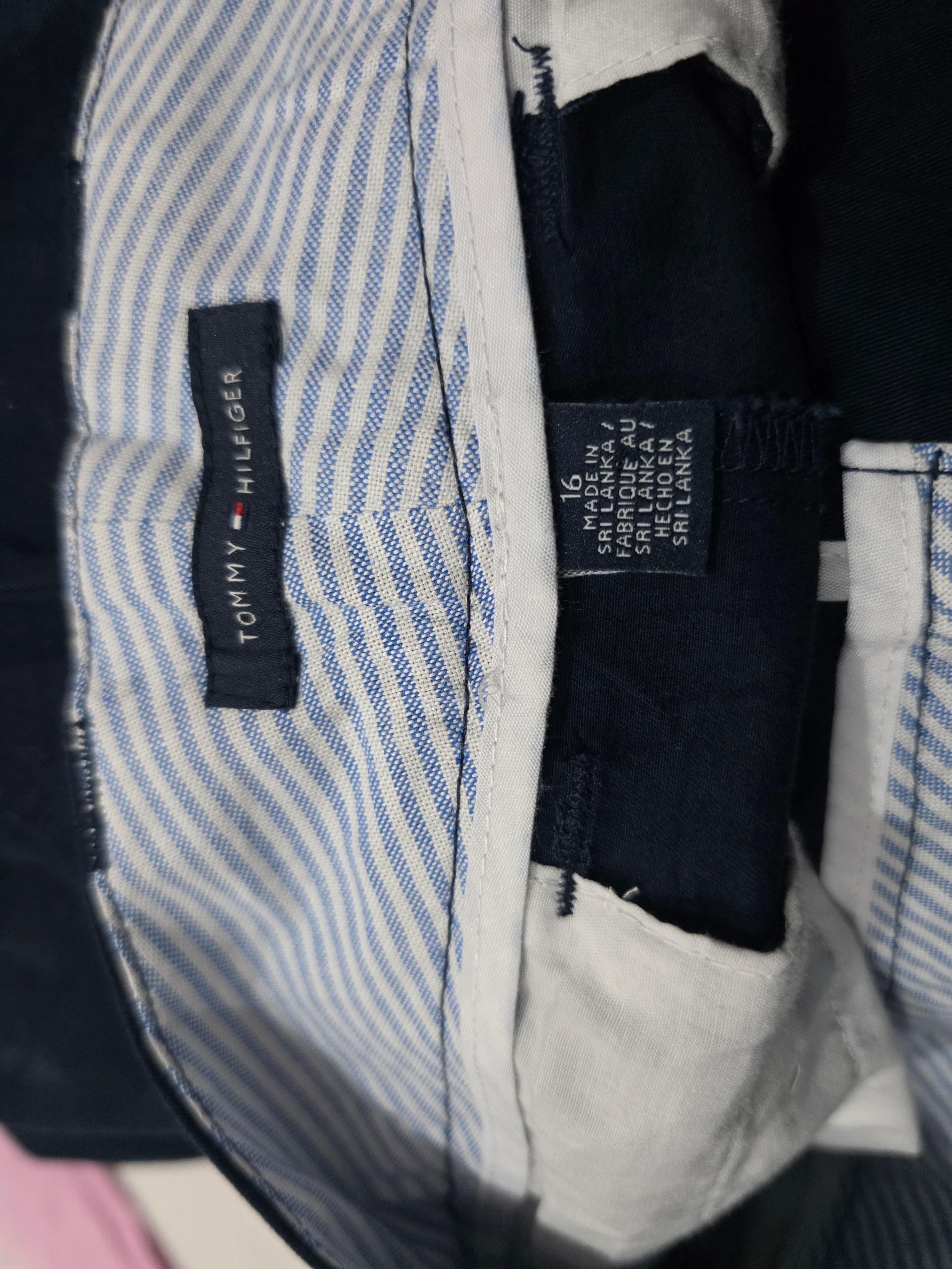 Bermuda Tommy Hilfiger De Mujer Azul Marino Talla 16
