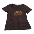 Playera Harley Davidson Mujer Talla Extra Grande Color Cafe
