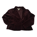 Blazer Tommy Hilfiger Terciopelo Vino Extra Grande Stretch