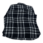 Camisa Tommy Hilfigermujer Extra Grande Azul Cuadros Blanco