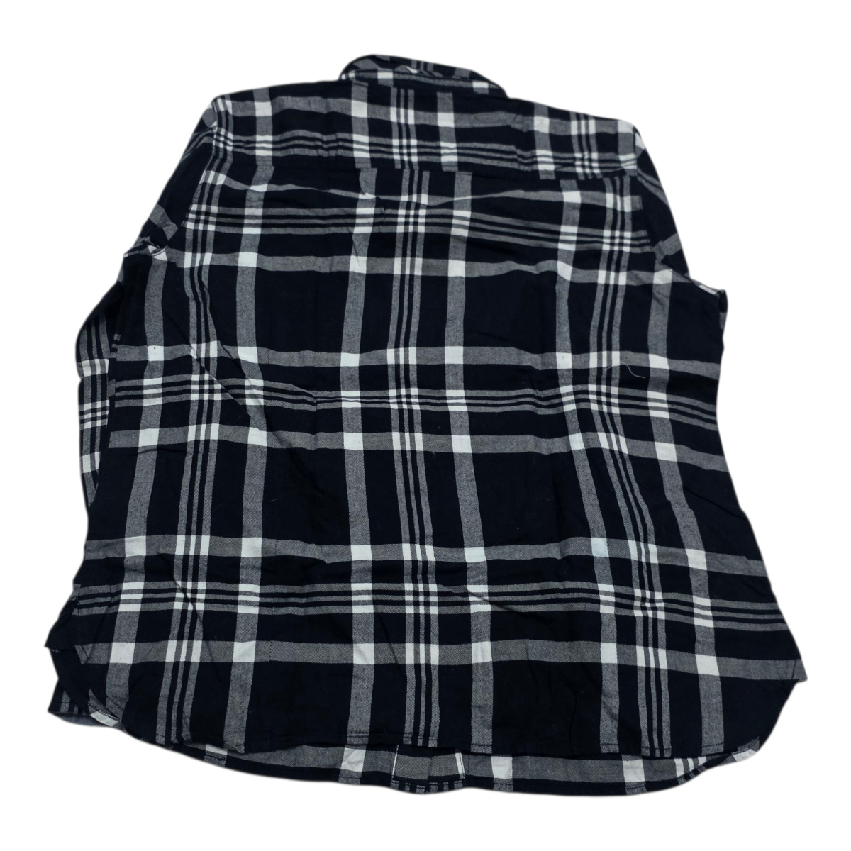 Camisa Tommy Hilfigermujer Extra Grande Azul Cuadros Blanco