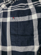 Camisa Tommy Hilfigermujer Extra Grande Azul Cuadros Blanco