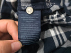 Camisa Tommy Hilfigermujer Extra Grande Azul Cuadros Blanco