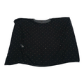 Blusa Michael Kors Transparencia Y Brillos L/xl Color Negro