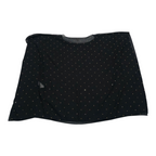 Blusa Michael Kors Transparencia Y Brillos L/xl Color Negro