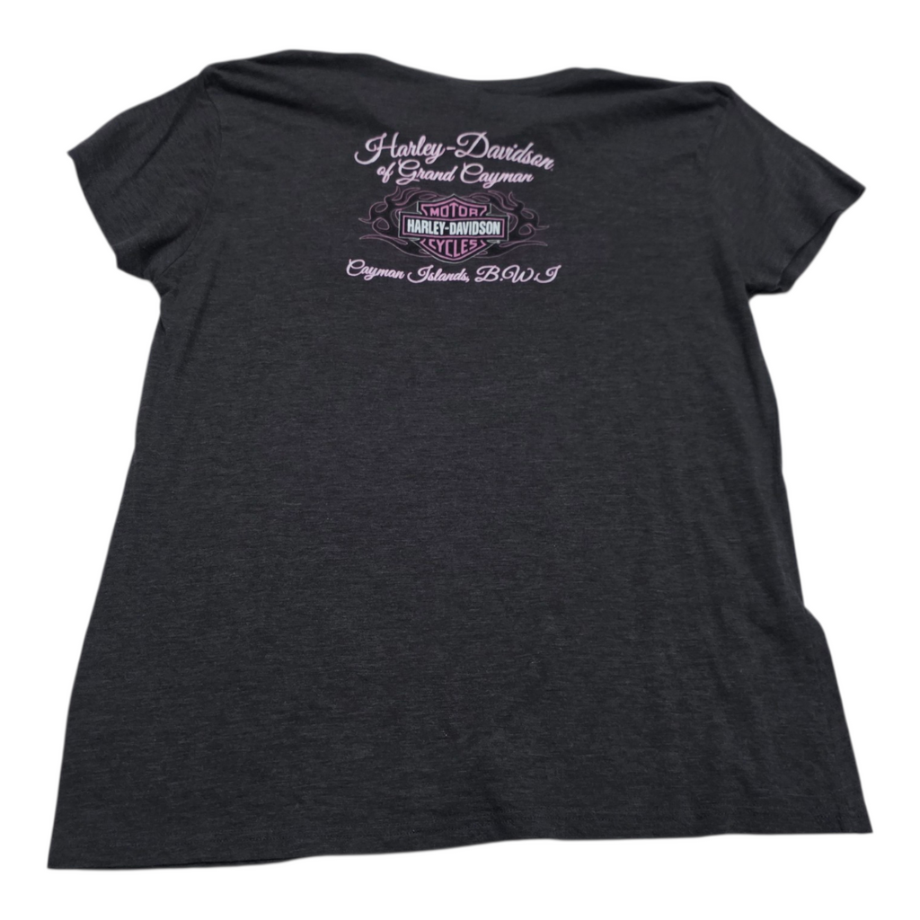 Playera Harley Davidson De Mujer Gris Talla Xxl