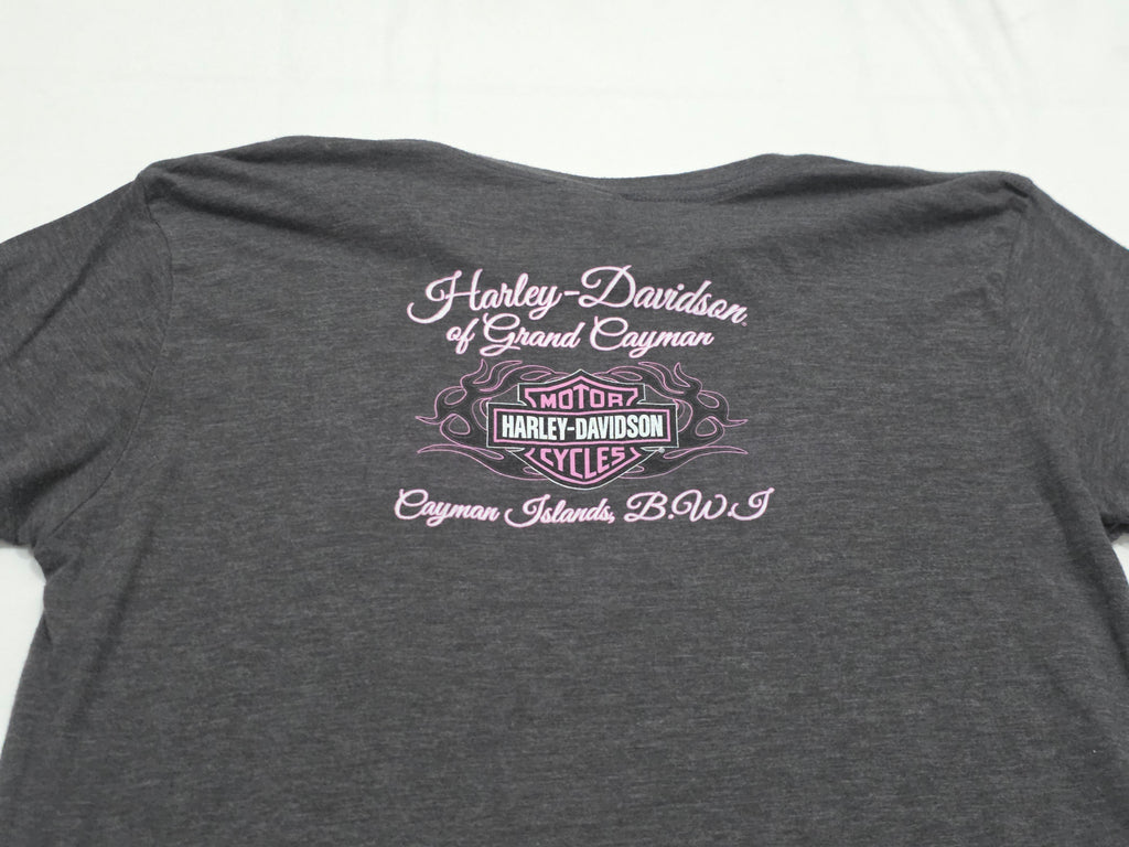 Playera Harley Davidson De Mujer Gris Talla Xxl