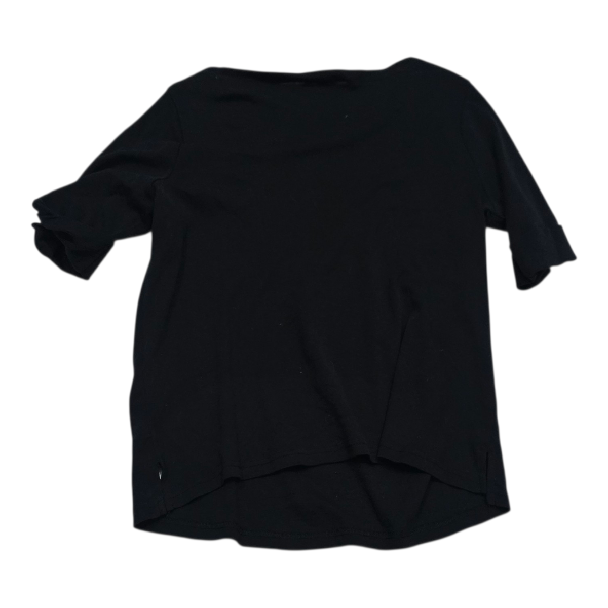 Playera Basica Ralph Lauren Talla 1x Color Negro De Mujer
