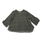 Blusa Michael Kors De Mujer Color Verde Con Figuras Talla 3x