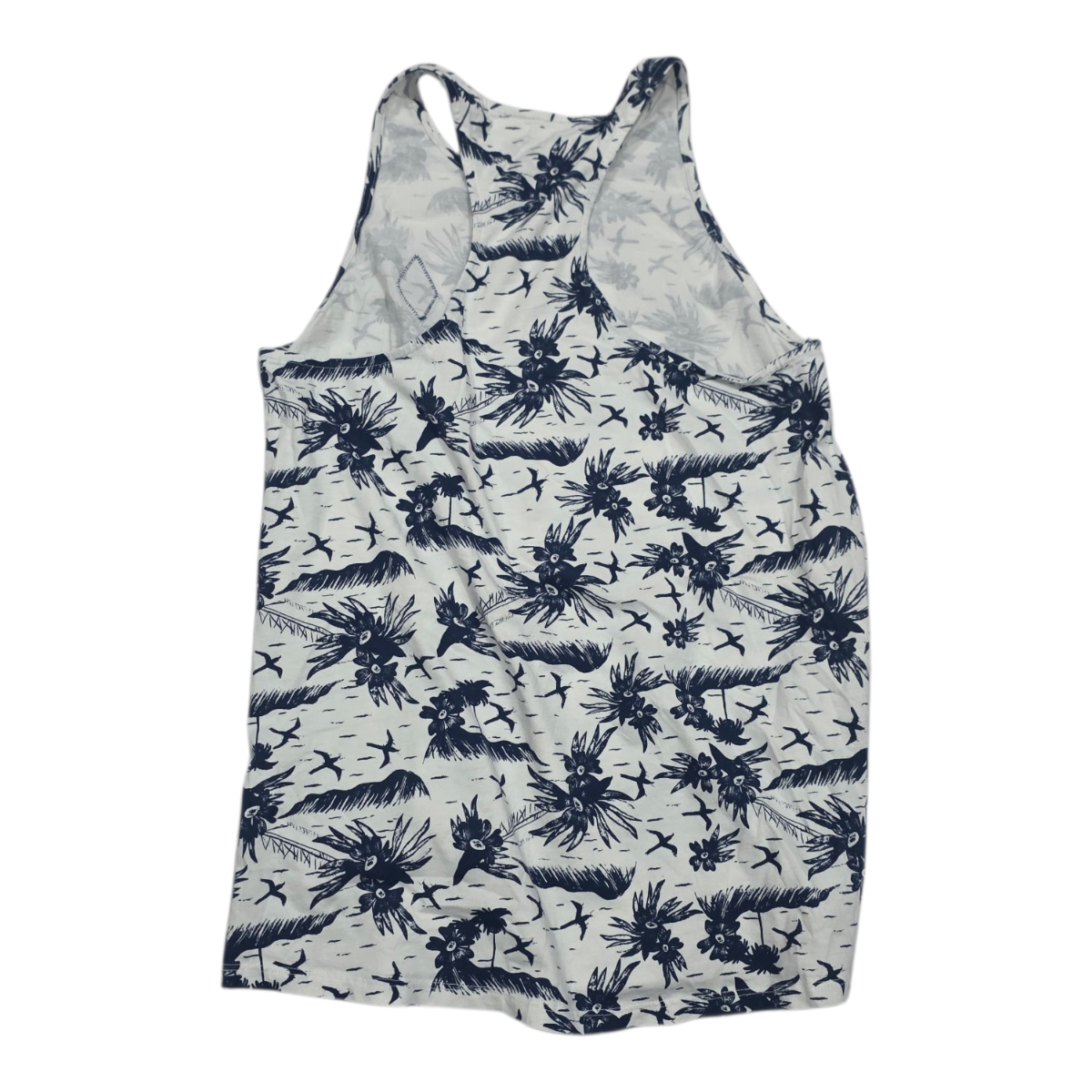 Playera Patagonia De Mujer Extra Chica Sin Mangas Blancaazul