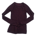 Playera Lululemon De Mujer Talla 2 Color Vino Jaspeado