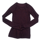 Playera Lululemon De Mujer Talla 2 Color Vino Jaspeado