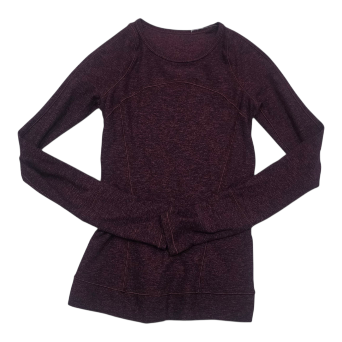 Playera Lululemon De Mujer Talla 2 Color Vino Jaspeado