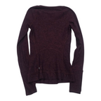 Playera Lululemon De Mujer Talla 2 Color Vino Jaspeado
