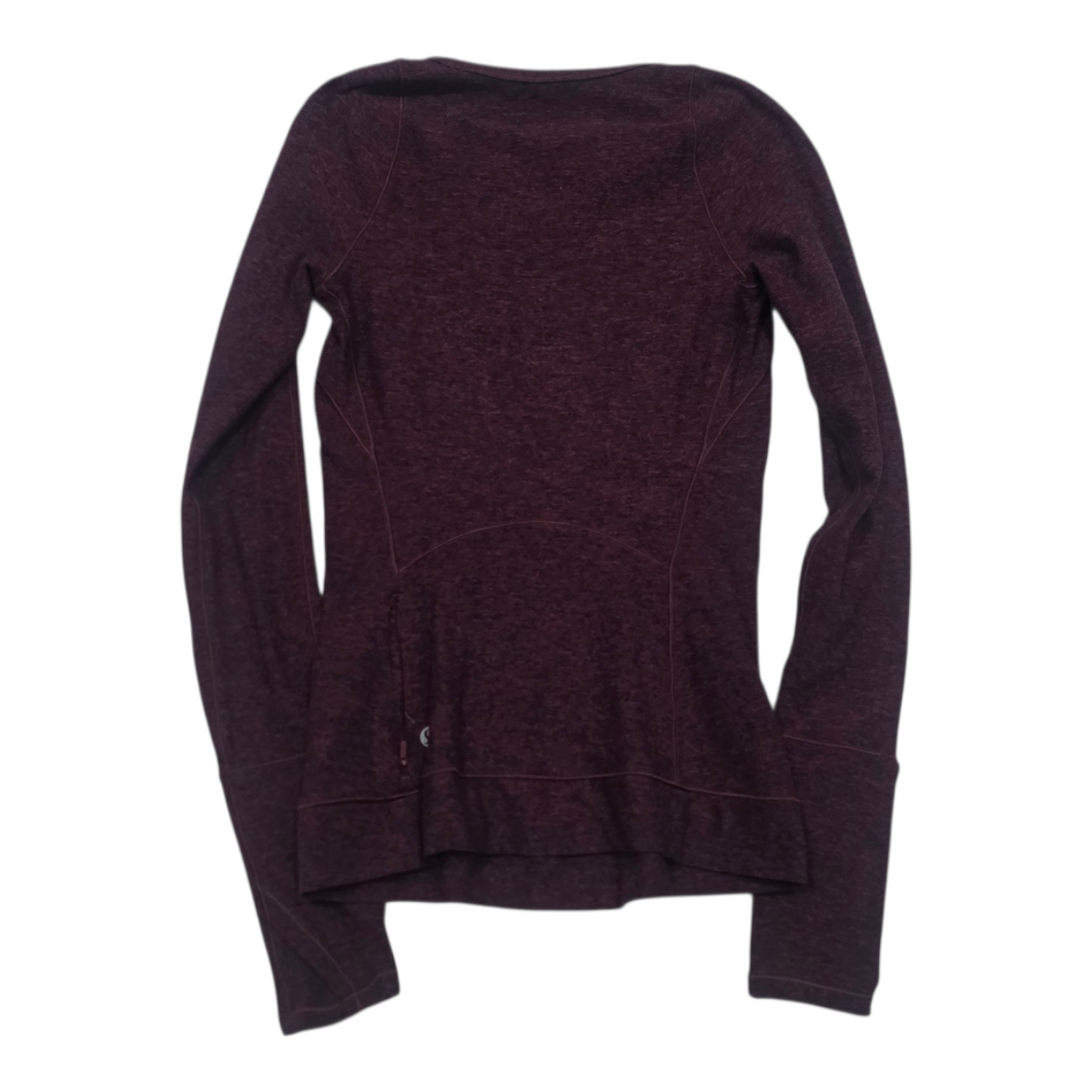 Playera Lululemon De Mujer Talla 2 Color Vino Jaspeado
