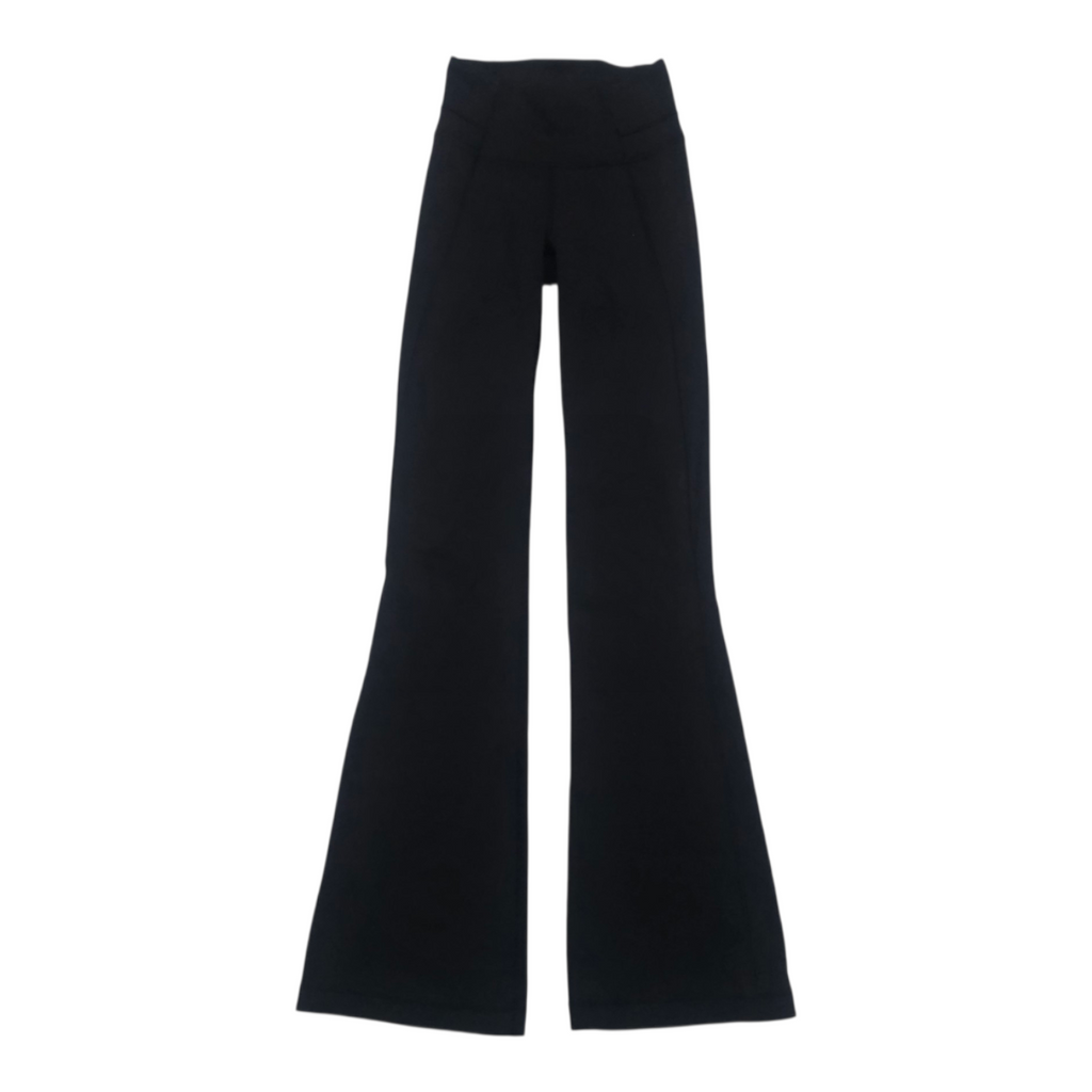 Legging Lululemon Flare Colo Negro Talla 2 De Mujer