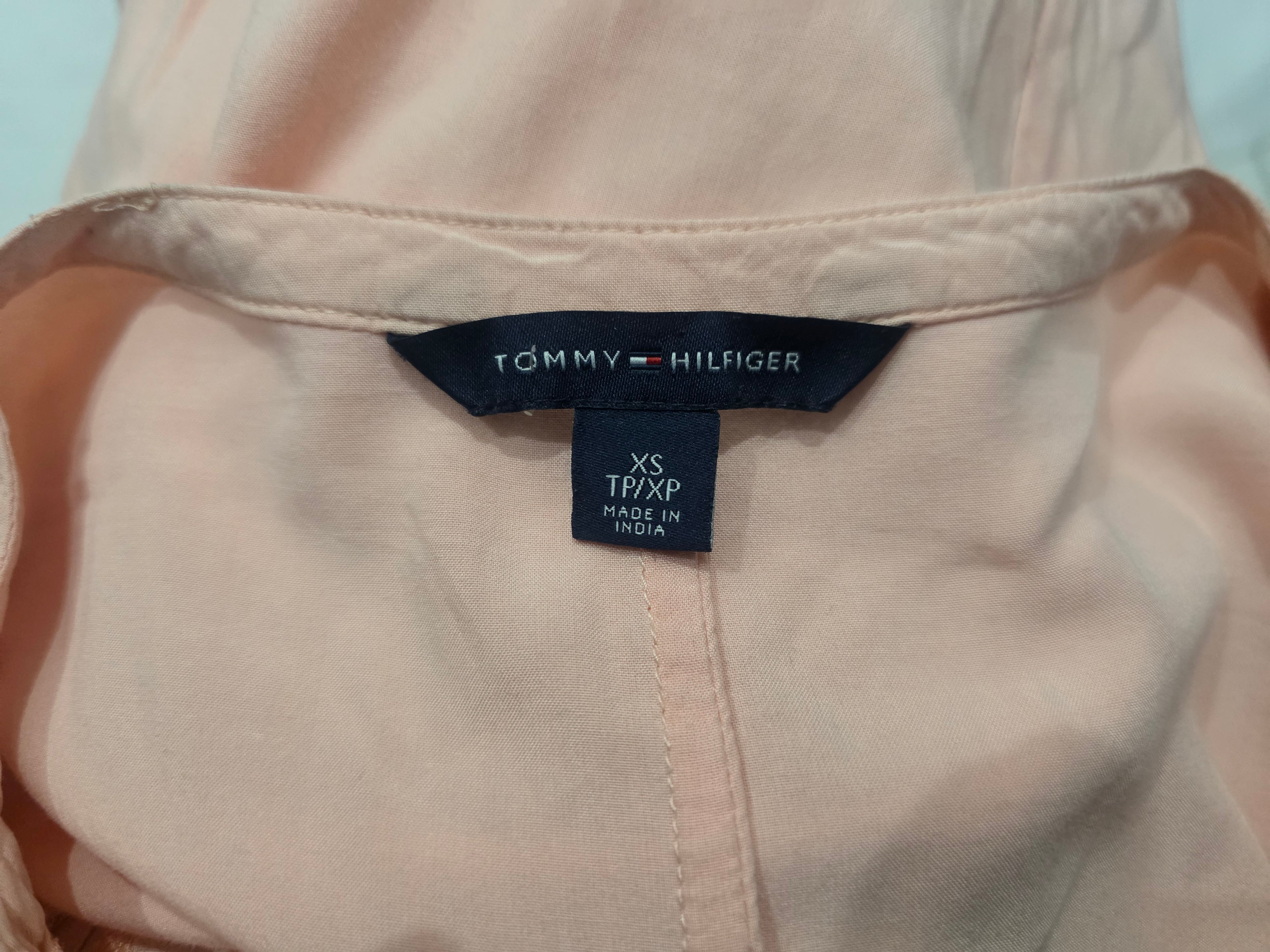 Blusa Tommy Hilfiger De Mujer Extra Chica Color Salmon