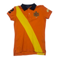 Playera Ralph Lauren Skinny Polo Extra Chica Mujer Naranja