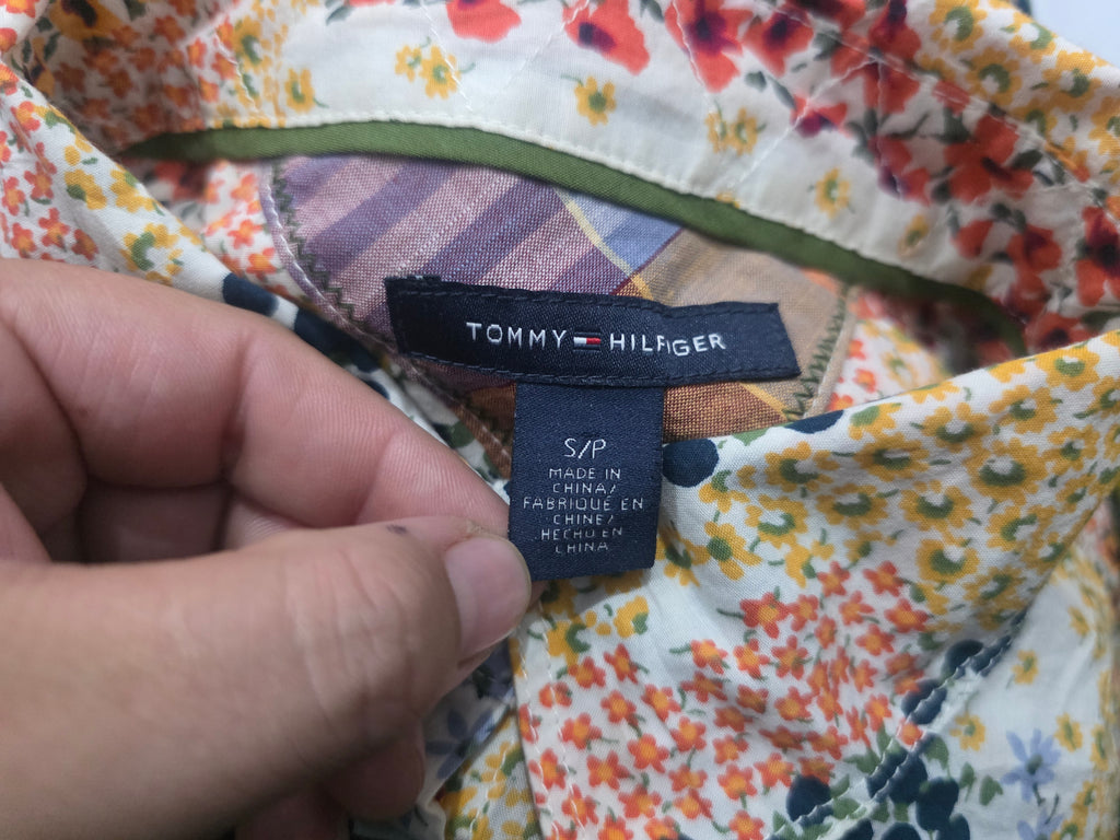 Camisa Tommy Hilfiger Mujer Talla Chica Floreada Multicolor