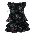 Vestido Ralph Lauren De Mujer Talla 6 Con Olanes Negros