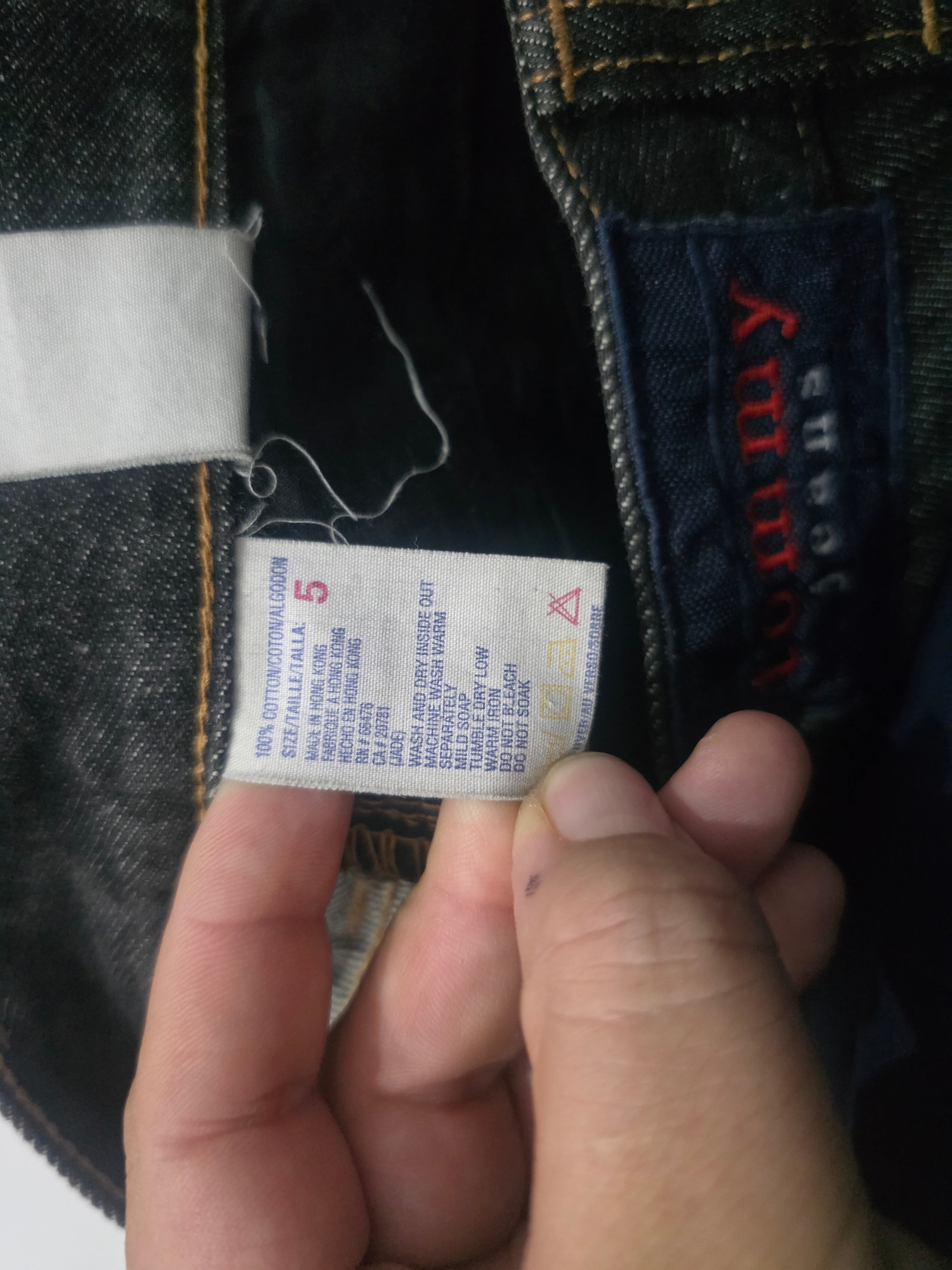 Pantalon Tommy Hilfiger Jeans Talla 5 Con Brillos