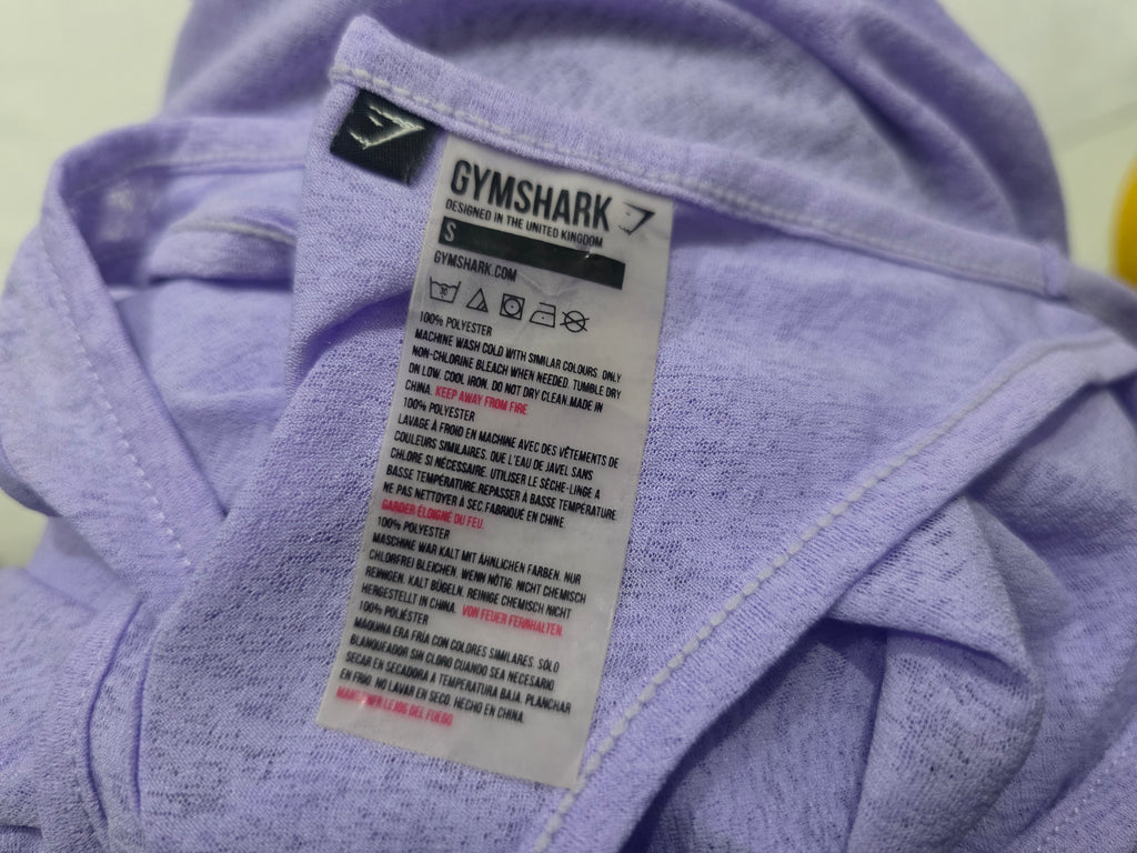 Playera Gymshark De Mujer Talla Chica Color Lavanda