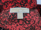 Blusa Michael Kors De Mujer Talla Chica Roja/negro