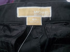 Pantalon De Vestir Michael Kors Mujer Talla 6 Petite Negro