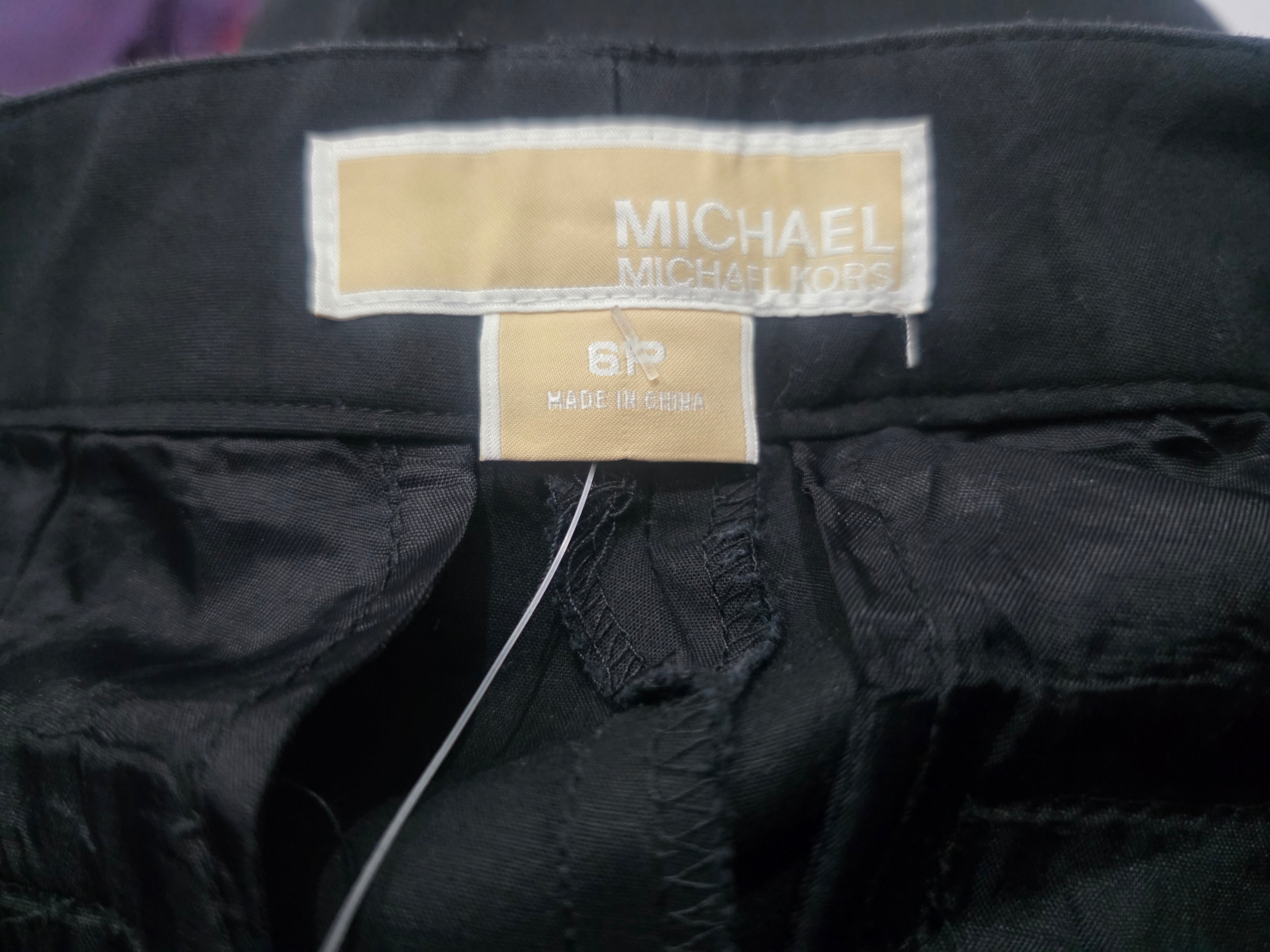Pantalon De Vestir Michael Kors Mujer Talla 6 Petite Negro
