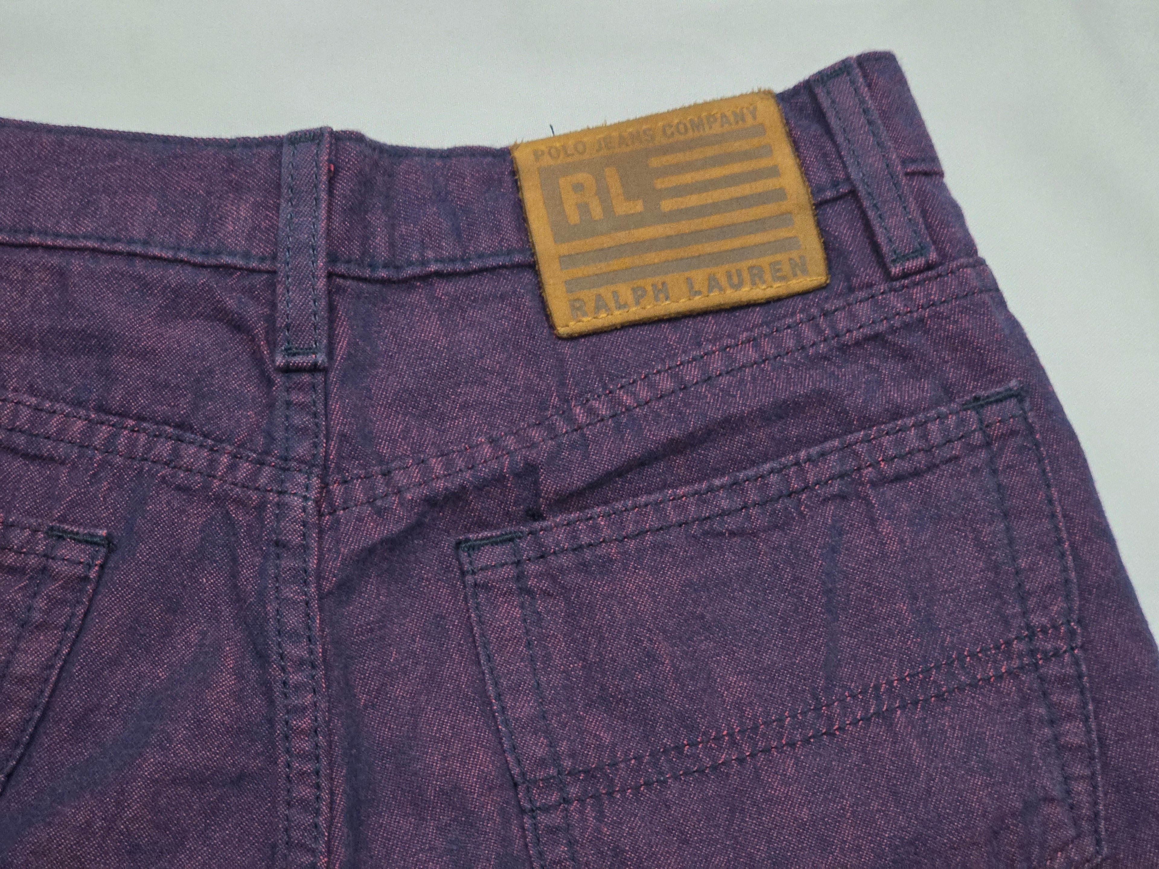 Short Ralph Lauren Jeans De Mujer Talla 6 Color Morado