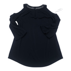 Blusa Tommy Hilfiger Mujer Chica Azul Marino Hombros