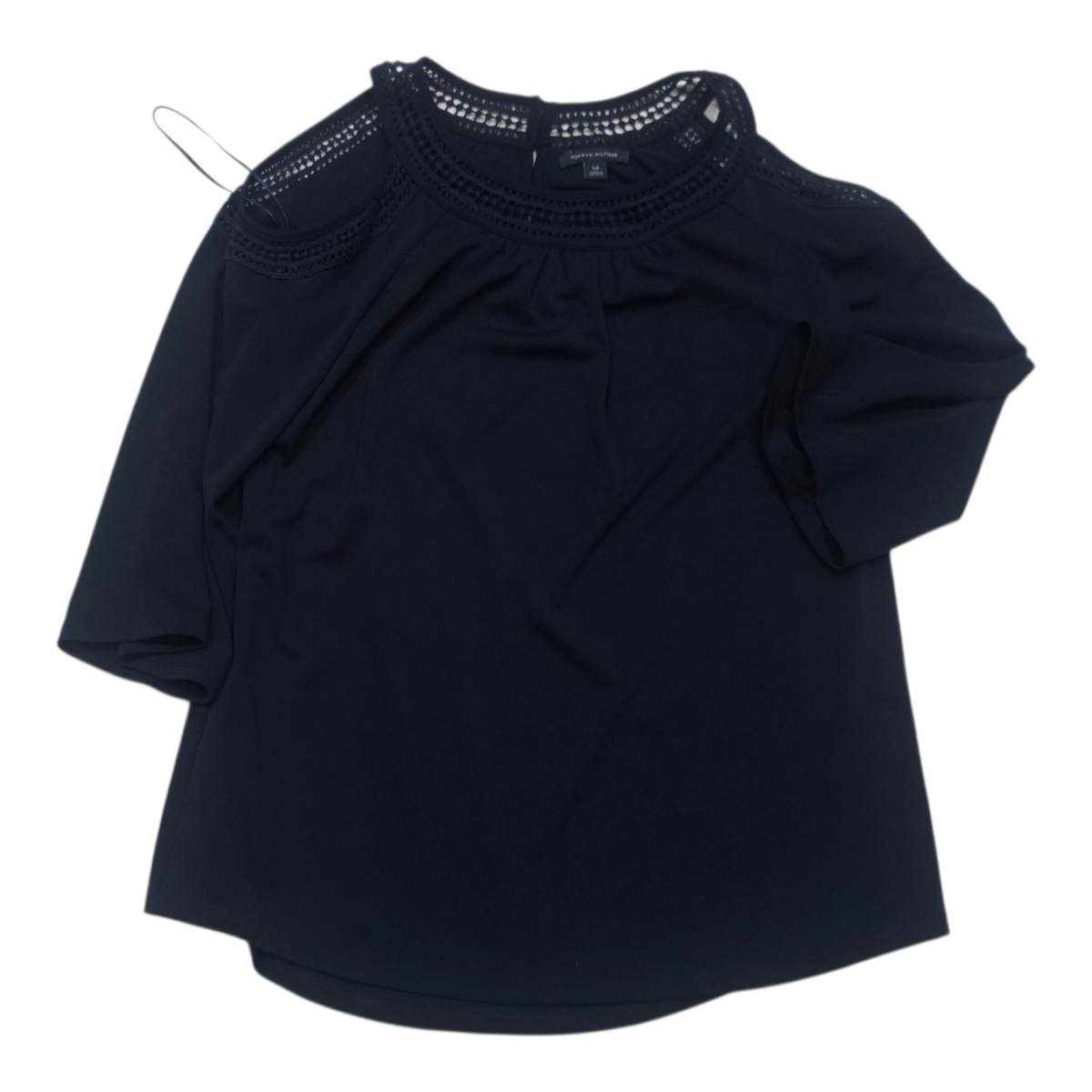 Blusa Tommy Hilfiger Mujer Chica Azul Marino Hombros