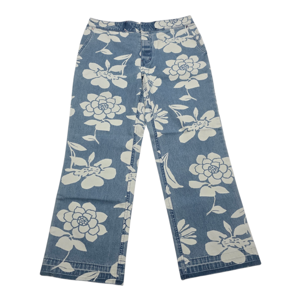 Pantalon Floreado Tommy Jeans De Mujer Talla 6
