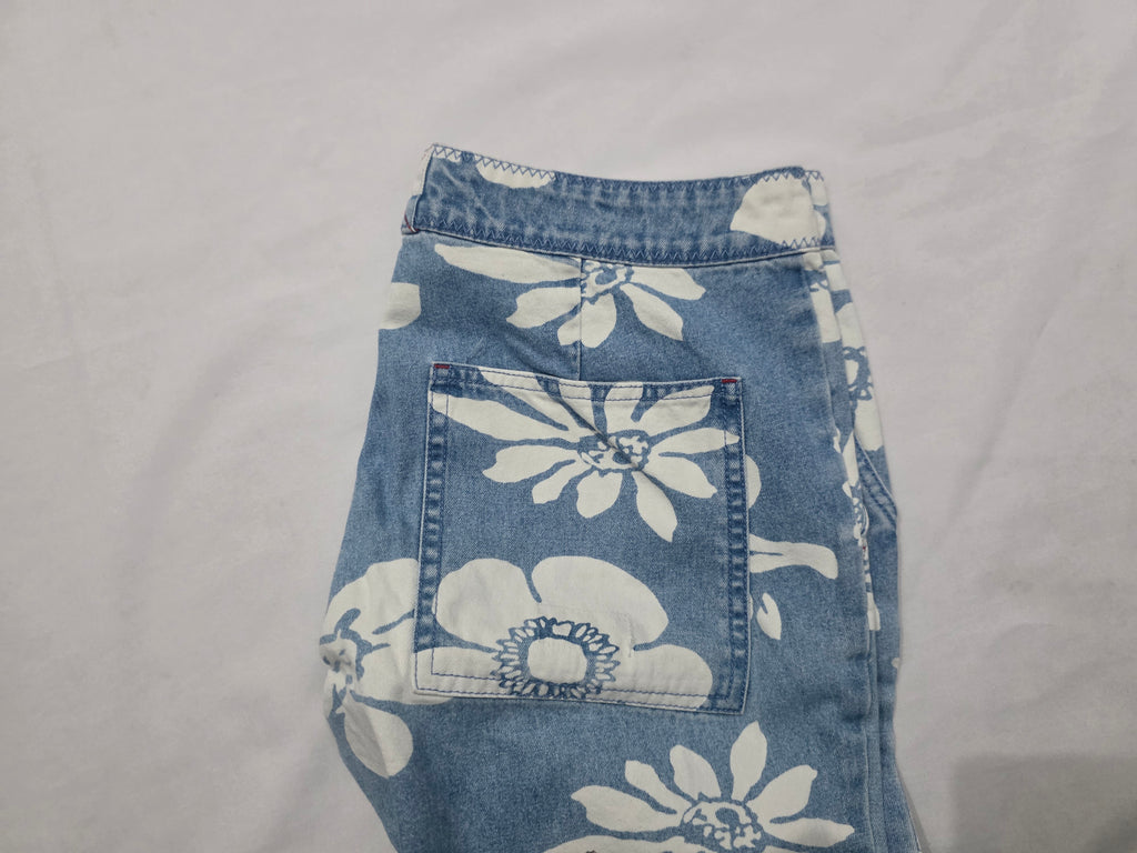 Pantalon Floreado Tommy Jeans De Mujer Talla 6