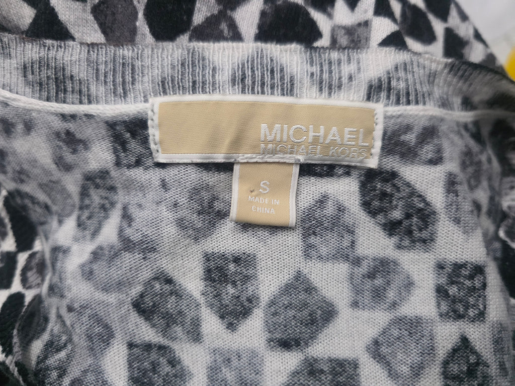 Sueter Michael Kors De Mujer Talla Chica Negro/gris