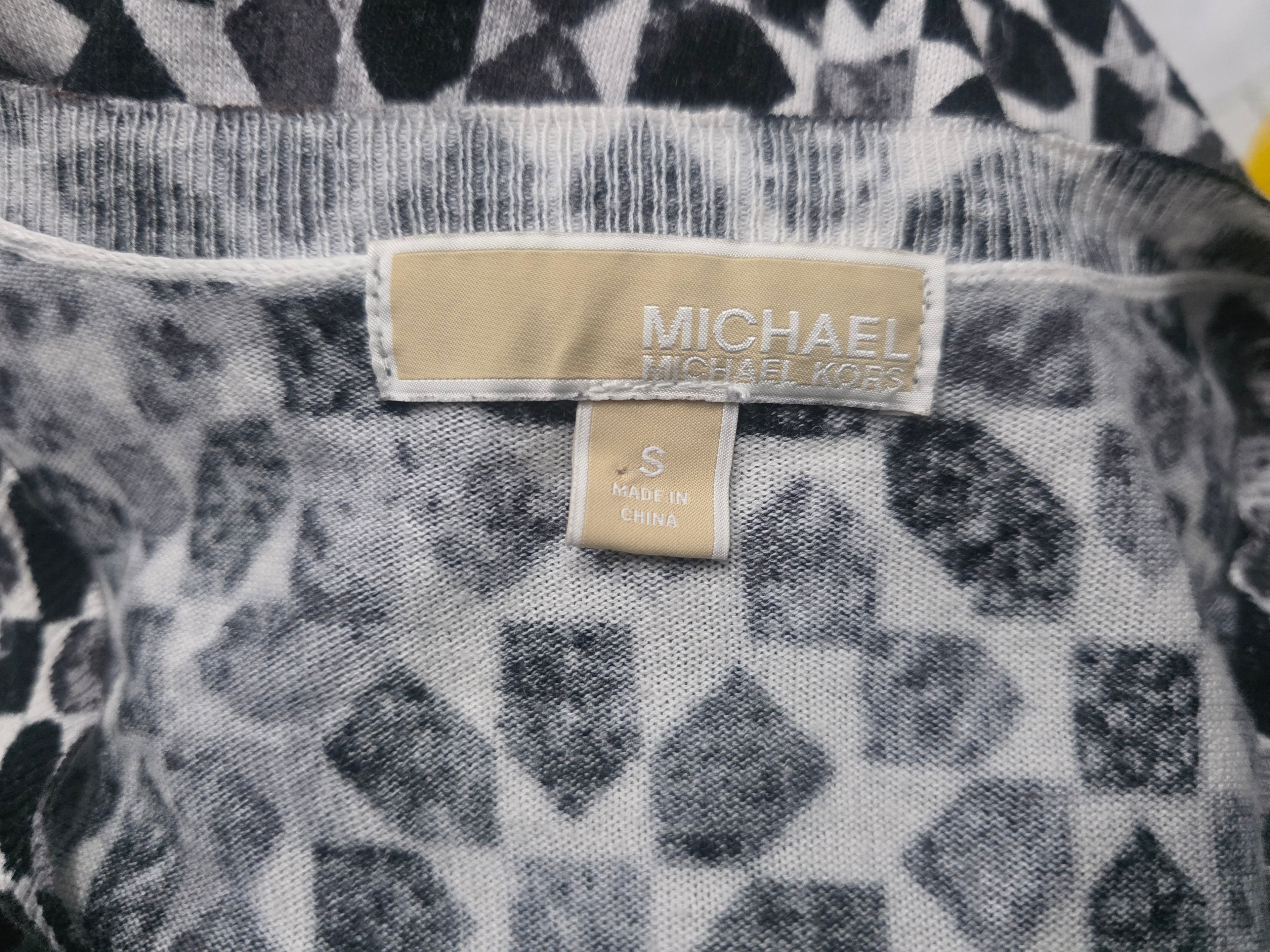 Sueter Michael Kors De Mujer Talla Chica Negro/gris